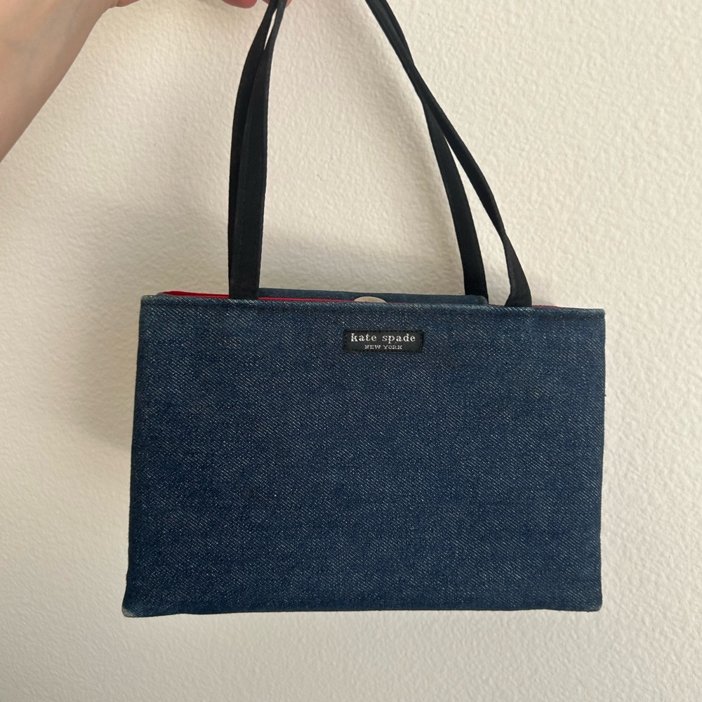 Kate Spade Blue Denim Tote Bag